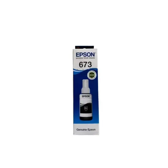Epson 673 Black Genuine Inkjet Ink Bottle 70ml