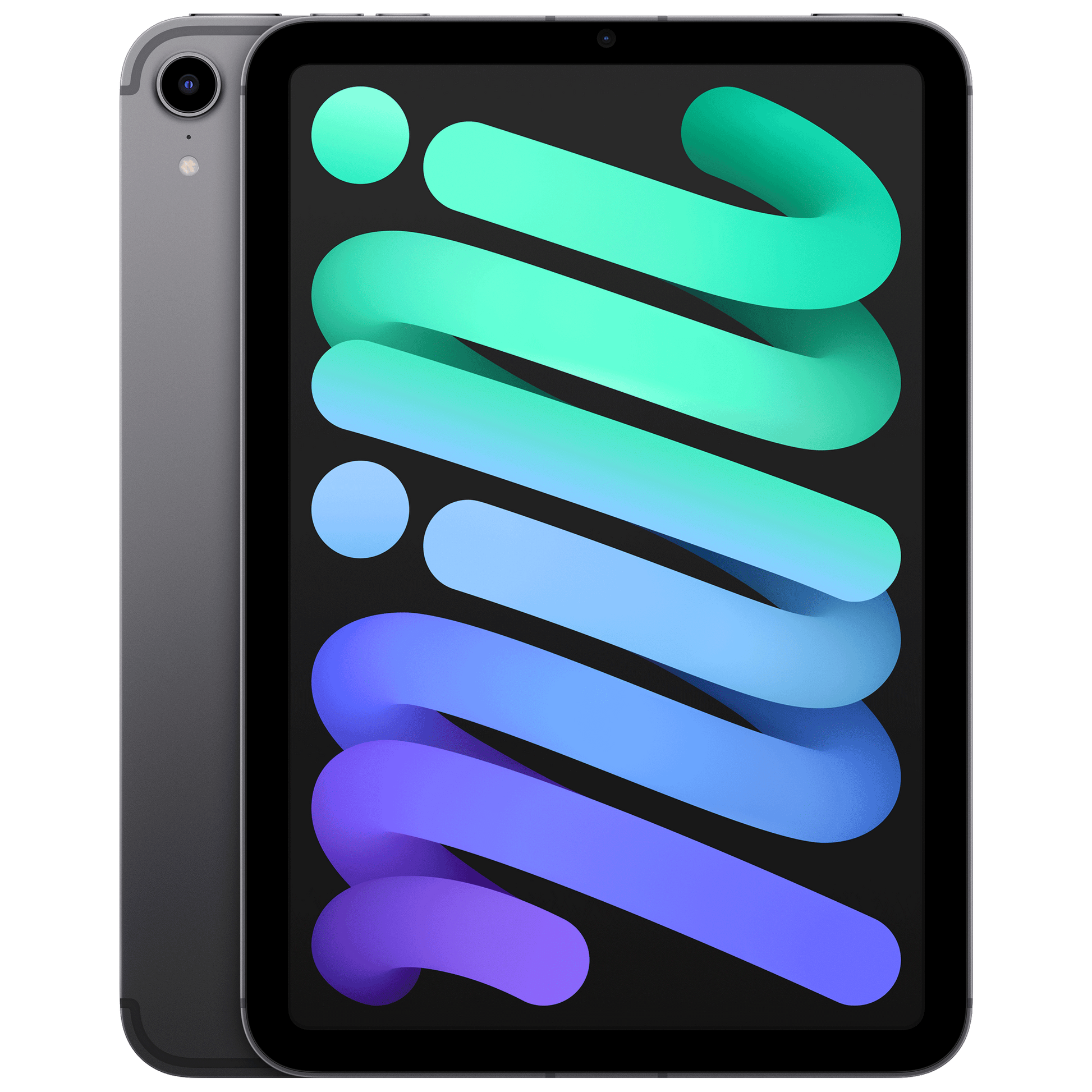 Apple iPad mini 6 WiFi + 5G iPadOS Tablet iPadOS 15, Apple A15 Bionic Chip, 21.08cm 8.3 inches, 64GB ROM, MK893HN/A, Space Grey