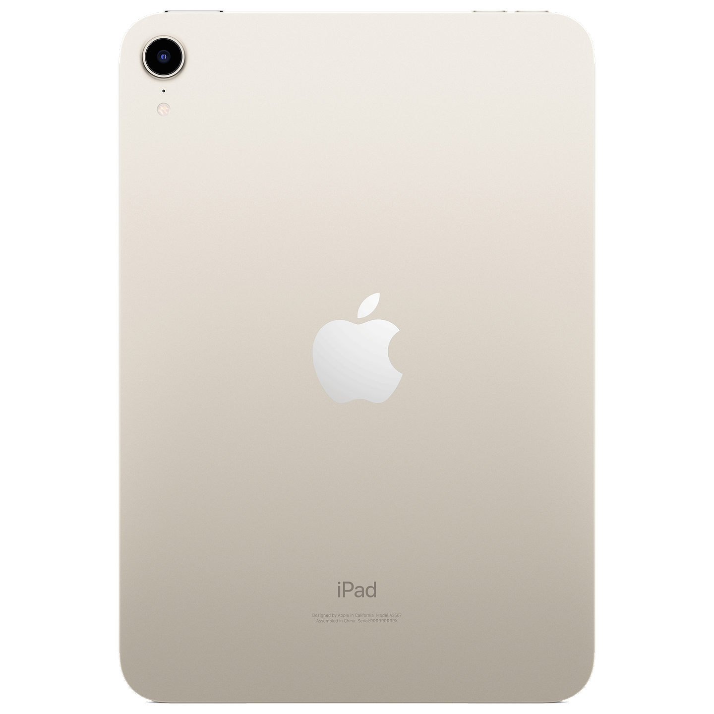 Apple iPad mini 6 WiFi iPadOS Tablet IPadOS 15, Apple A15 Bionic Chip, 21.08cm 8.3 Inche, 256GB ROM, MK7V3HN/A, Starlight