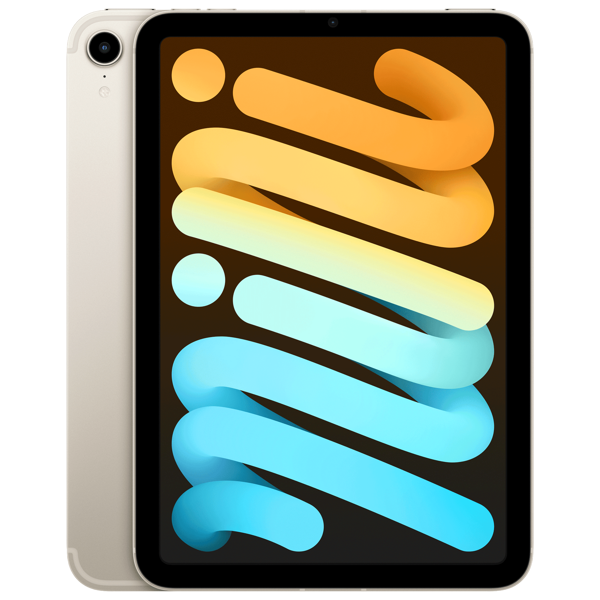 Apple iPad mini 6 WiFi + 5G iPadOS Tablet iPadOS 15, Apple, A15 Bionic Chip, 21.08cm 8.3 Inches, 256GB ROM, MK8H3HN/A, Starlight