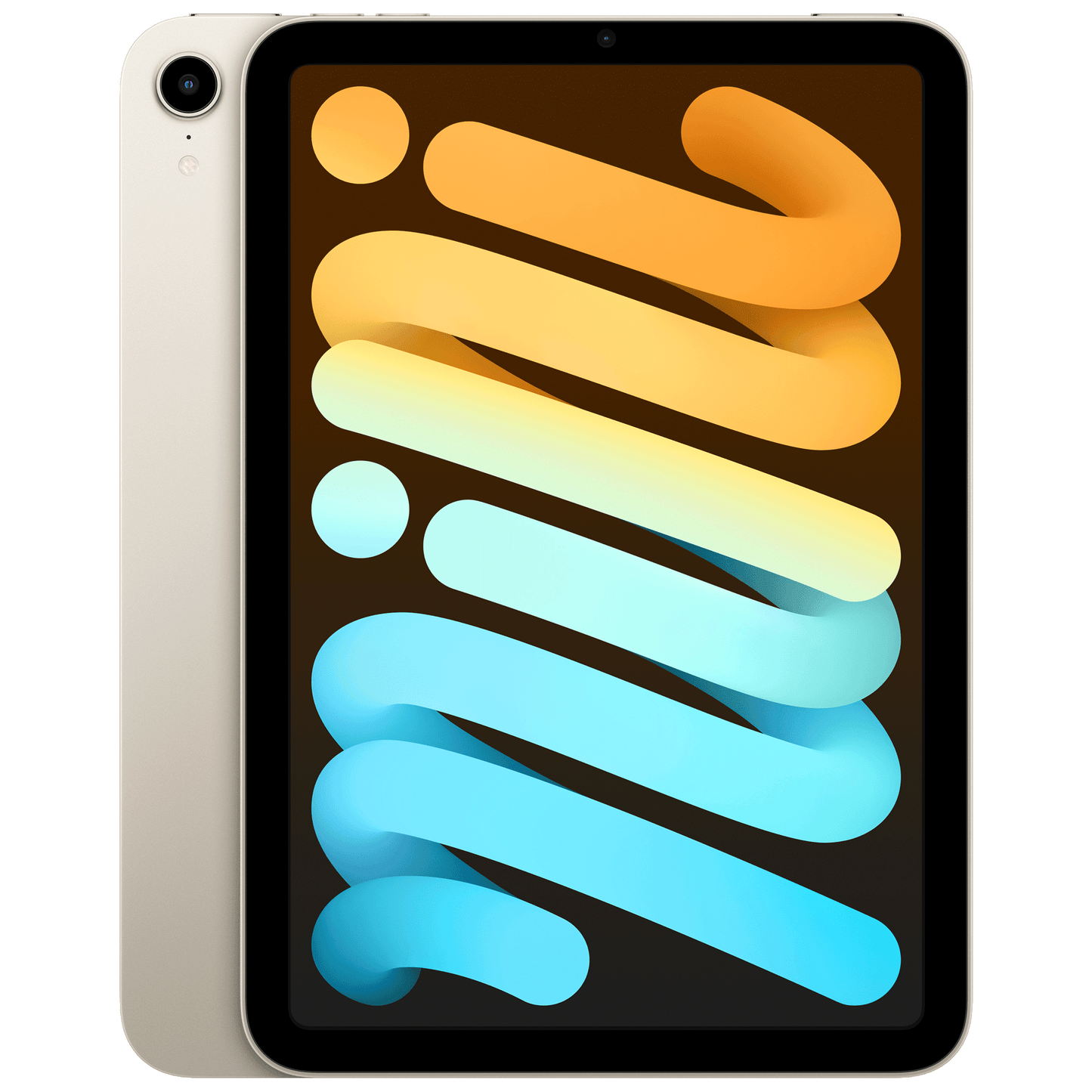 Apple iPad mini 6 WiFi iPadOS Tablet IPadOS 15, Apple A15 Bionic Chip, 21.08cm 8.3 Inche, 256GB ROM, MK7V3HN/A, Starlight