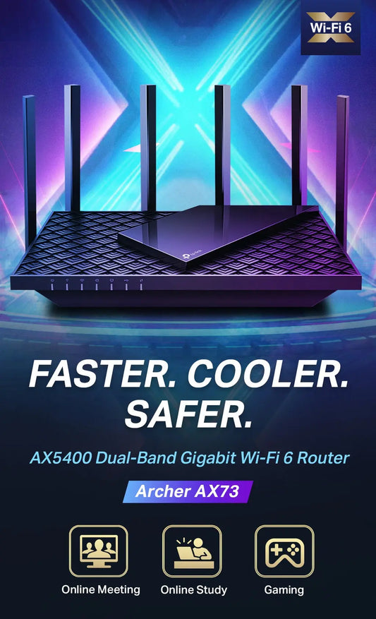 TP-Link Archer AX73 AX5400 Dual Band Gigabit 1000 Mbps Wireless WiFi Wi-Fi 6 Router