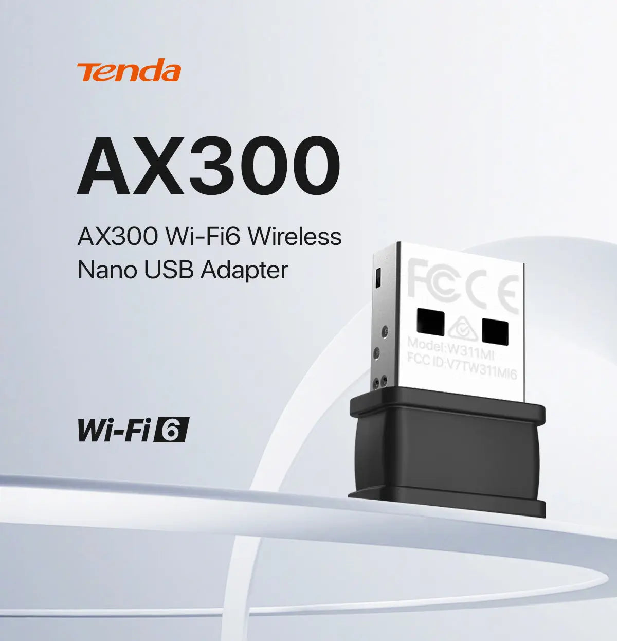 Tenda W311MI 300 Mbps AX300 WiFi Adapter