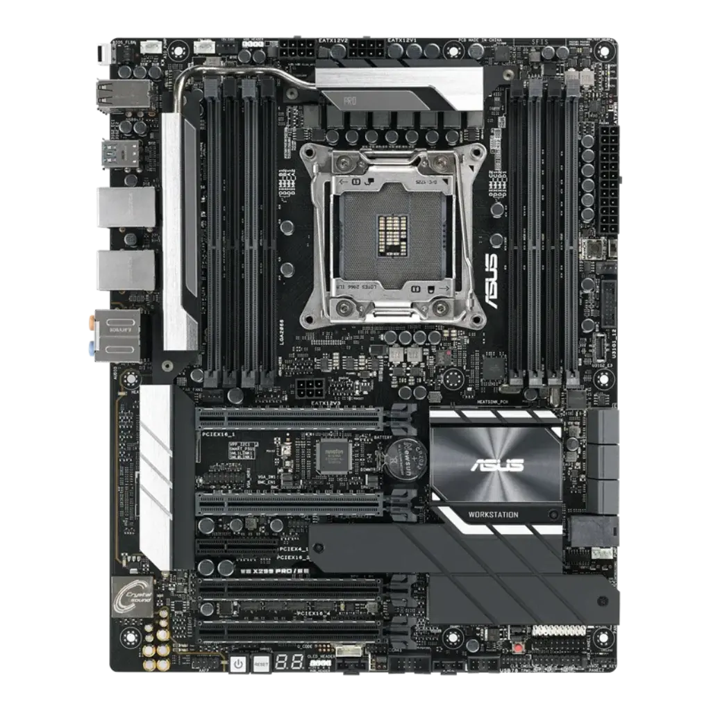 ASUS WSX299-PRO-SE Intel LGA 2066 Socket DDR4 ATX Motherboard