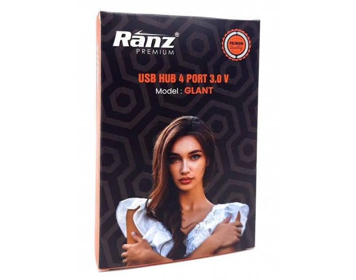 Ranz USB Hub 4 Port 3.0 Giant Metal