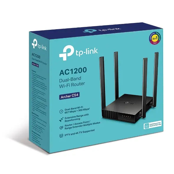 Tp-Link Archer C54 AC1200 Wi-Fi Router (Black)