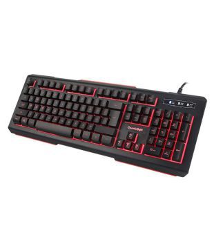 Cosmic Byte CB-GK-10 Corona Wired Gaming Keyboard with Red LED
