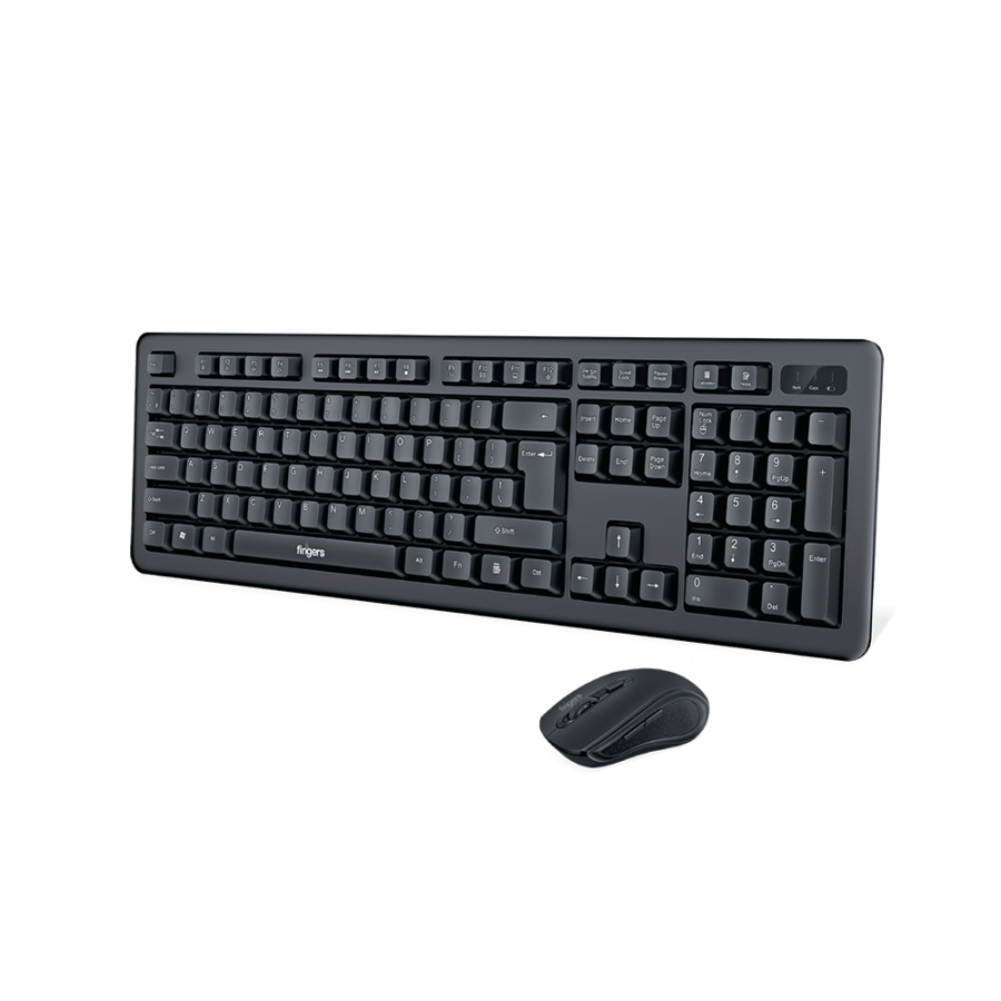 Fingers Wireless Keyboard and Mouse Combo Duo-Recharge
