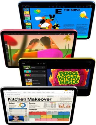 APPLE iPad 10th Gen 64 GB ROM 10.9 inch with Wi-Fi Only  Pink  MPQ33HN/A