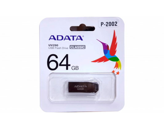 ADATA PENDRIVE 64GB 2.0 METAL UV290    UV290 64GB