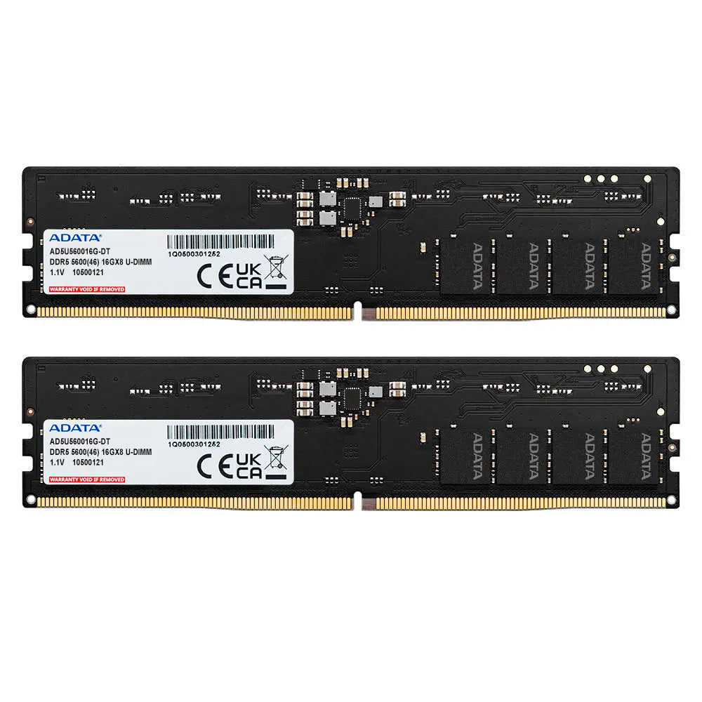 ADATA Premier 32GB DDR5 RAM 5600MHz CL46 U-DIMM Desktop Memory Module