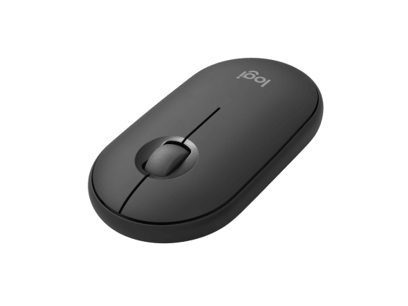 Logitech Pebble Mouse 2 M350s Slim Bluetooth Wireless Mouse, Portable, Lightweight Tonal Graphite