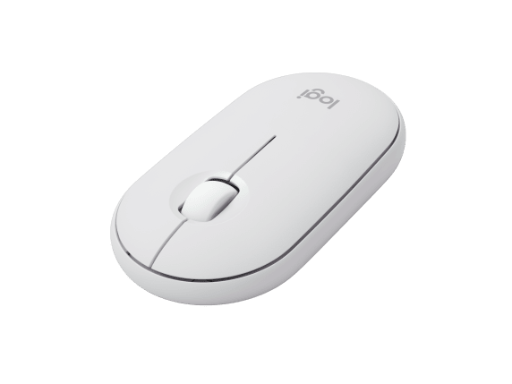 Logitech Pebble Mouse 2 M350s Slim Bluetooth Wireless Mouse White