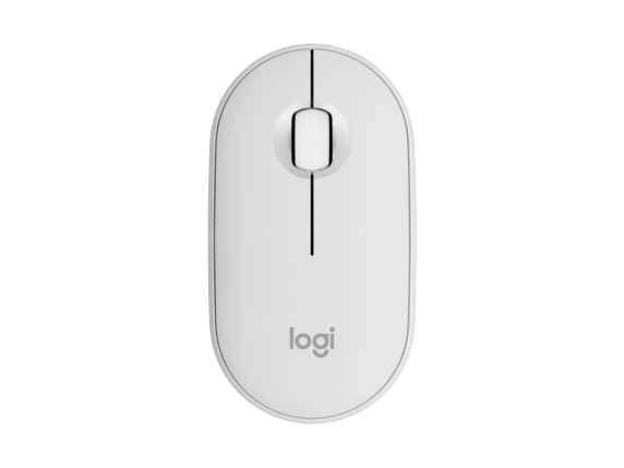 Logitech Pebble Mouse 2 M350s Slim Bluetooth Wireless Mouse White