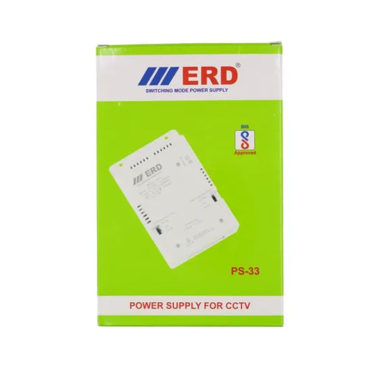 ERD CCTV Power Supply 12v/16a Slim For 16ch PS33