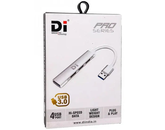 Di Usb HUB 4 Port 3.0 (METAL)
