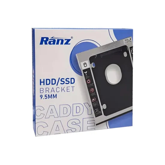 Ranz Caddy For Laptop 2nd Hard Drive Enclosure 9.5mm
