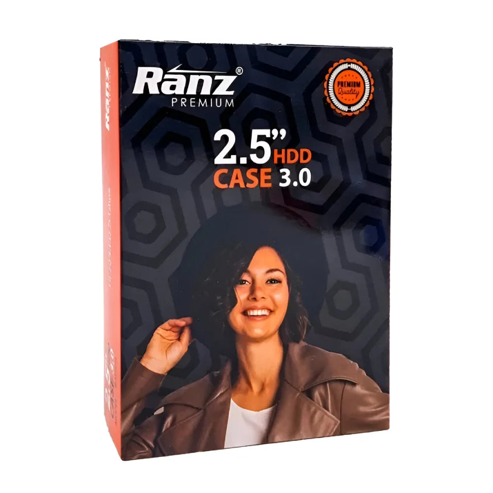 Ranz SSD Casing 2.5 Inch Sata Plastic USB 3.0 RAPIDO 3.0