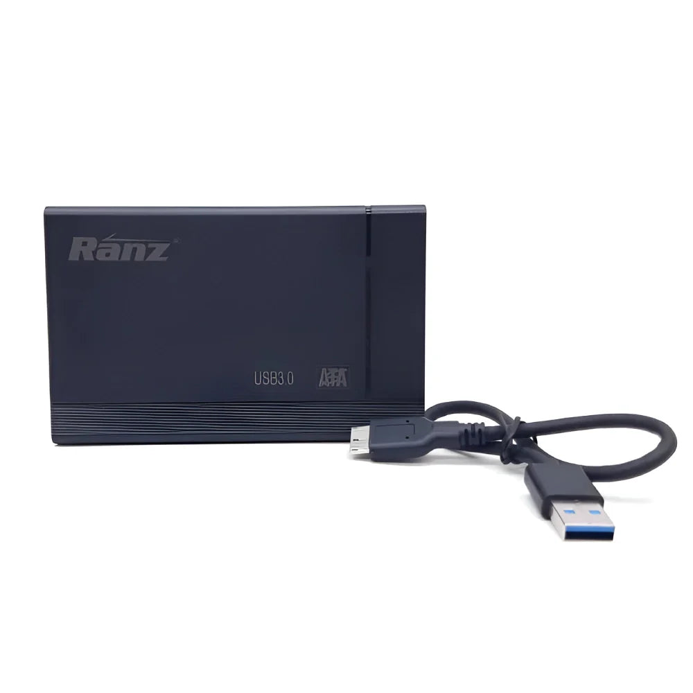 Ranz SSD Casing 2.5 Inch Sata Plastic USB 3.0 RAPIDO 3.0