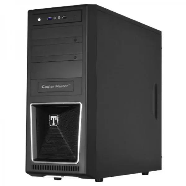 Cooler Master ELITE 310C ATX Mid Tower Cabinet with 120mm Fan and USB 3.0 Ports - Black