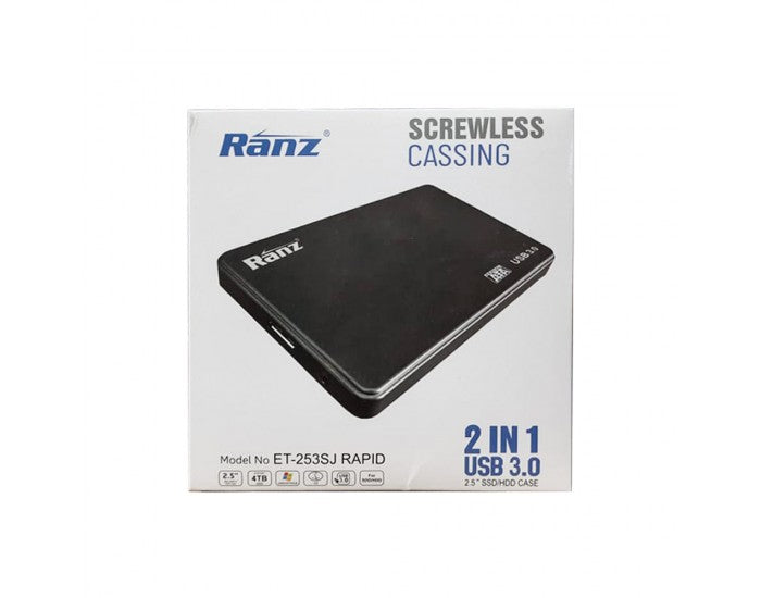 Ranz HDD|SSD Casing 2.5 Inch USB 3.0 RAPID