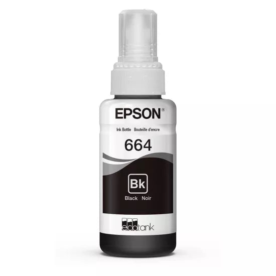 Epson 664 Black Genuine Inkjet Ink Bottle 70ml