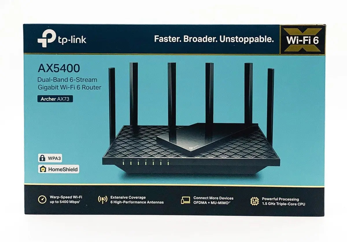 TP-Link Archer AX73 AX5400 Dual Band Gigabit 1000 Mbps Wireless WiFi Wi-Fi 6 Router