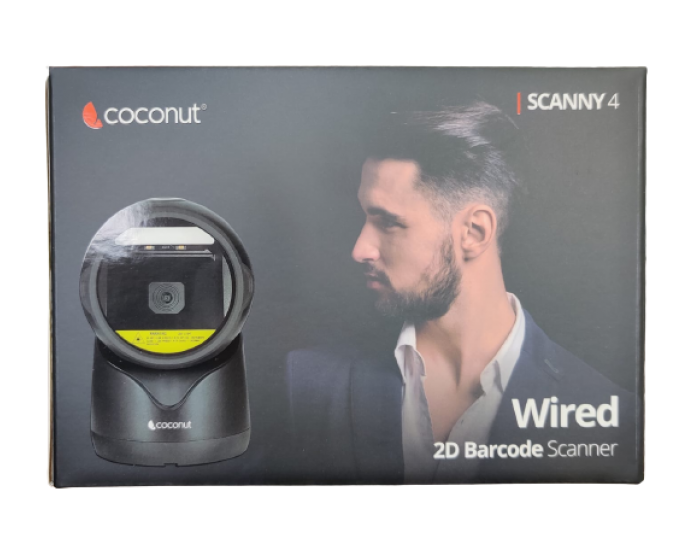 COCONUT BARCODE SCANNER 2D TABLE TOP (SCANNY4 BSC04)