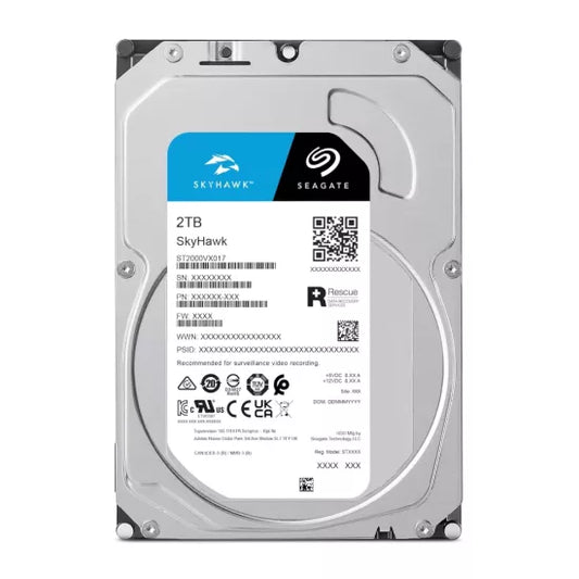 Seagate Skyhawk 2TB SATA 3.5 Inch Surveillance Hard Disk