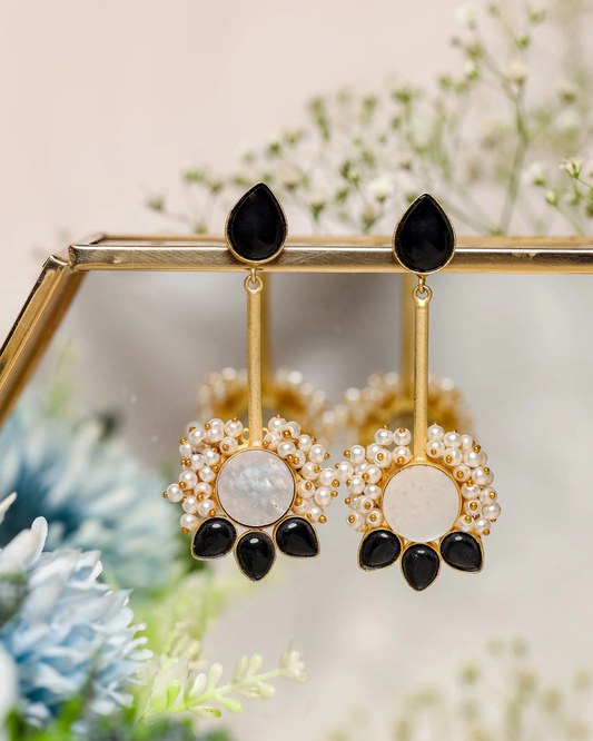 Stone Appeal Handcrafted Brass Earrings My Store