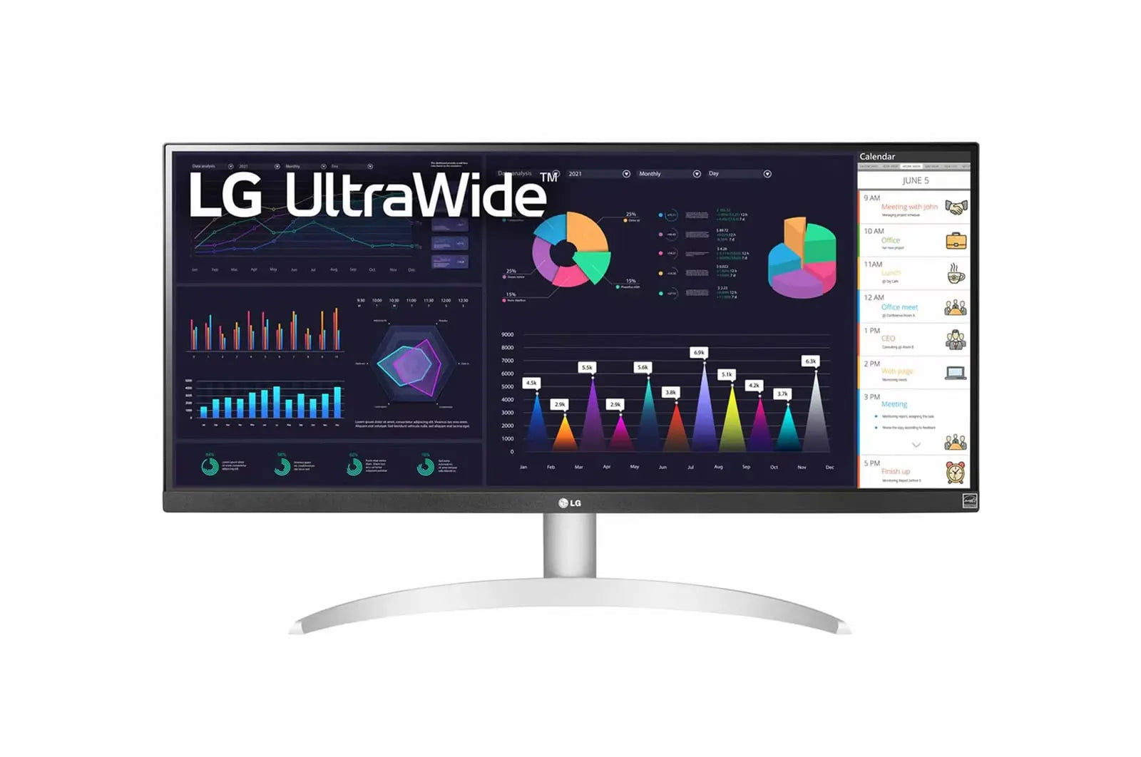 LG 29WQ600-W 29" 1440P 100Hz FHD Ultrawide Curved Monitor with AMD FreeSync™ My Store