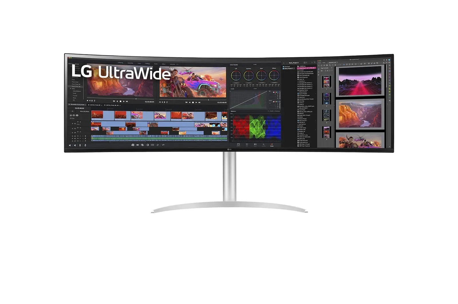 LG UltraWide 49WQ95C-W 49″ Dual QHD Nano IPS 144 Hz with NVIDIA G-SYNC Curved Monitor My Store