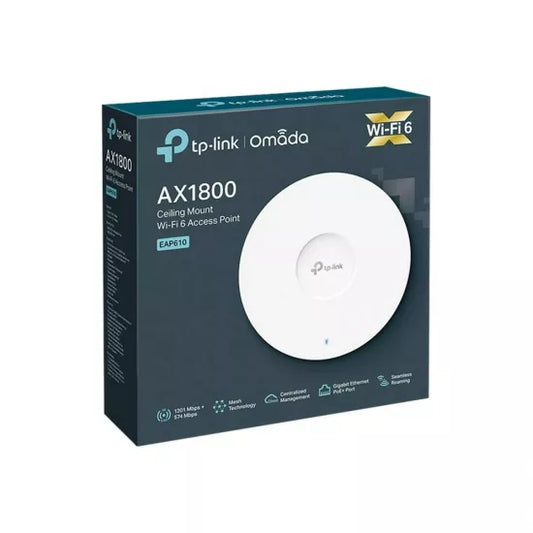 TP-Link EAP610 WiFi 6 Ceiling Mount Dual Band Access Point AX1800