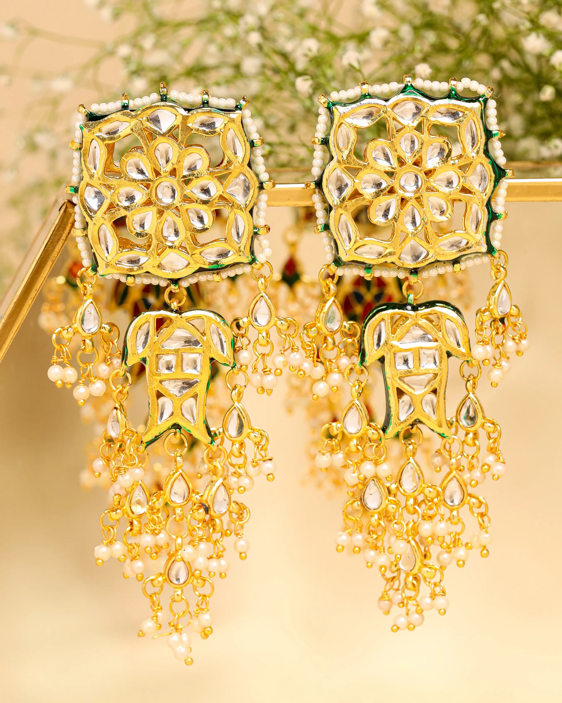 Golden Kiwi Handcrafted Earrings My Store