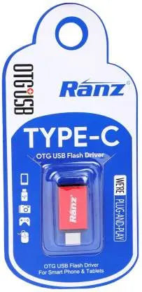 Ranz Type-C To USB OTG Connector