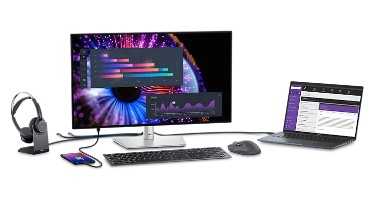 Dell U2724DE UltraSharp 27" 120Hz 2K 1440p IPS Black Panel Thunderbolt Hub Monitor My Store