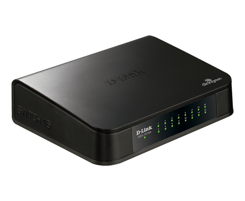 D-Link DES 1016A 6 Port 10/100 Mbps Normal Desktop Switch