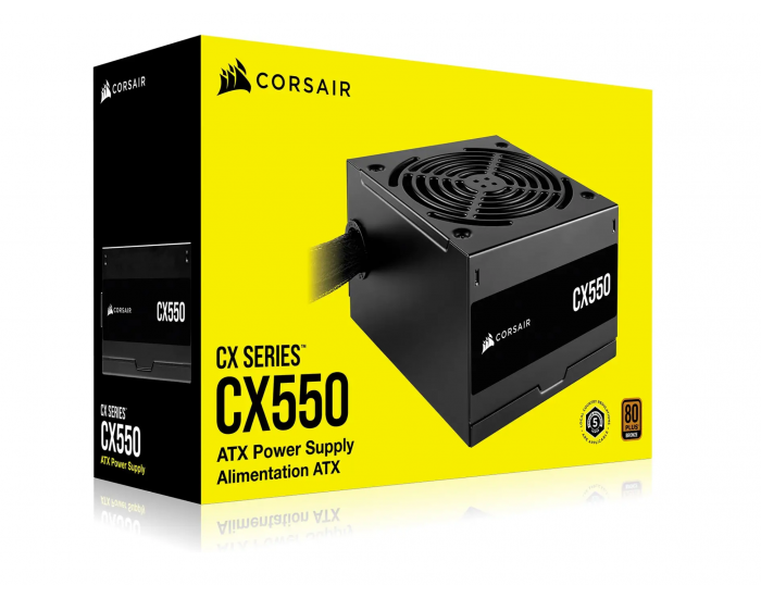 Corsair CX550 550w 80 PLUS Bronze Desktop Power Supply