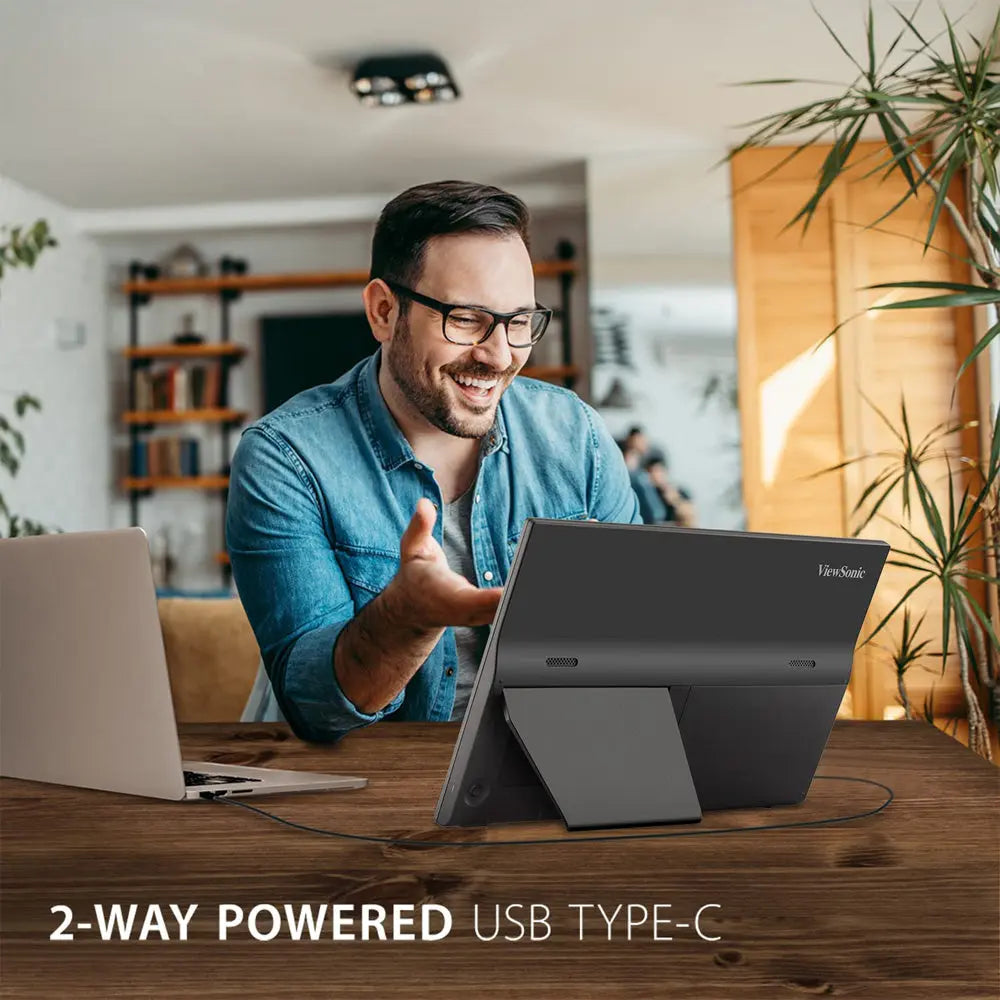 ViewSonic VA1655 16” 60Hz 1080p FHD USB Type-C IPS Panel Portable Monitor with Dual Speakers My Store