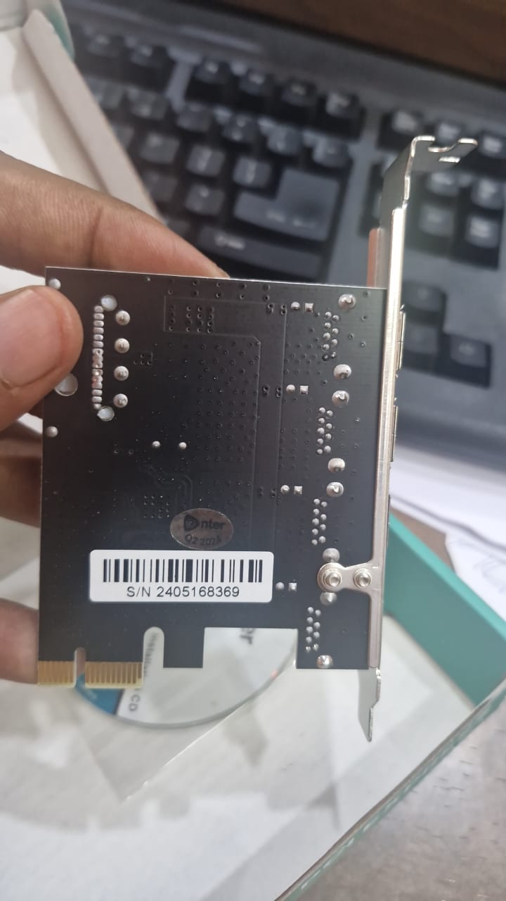 Enter  PCI TO USB 4 PORT USB CARD  E-USB4