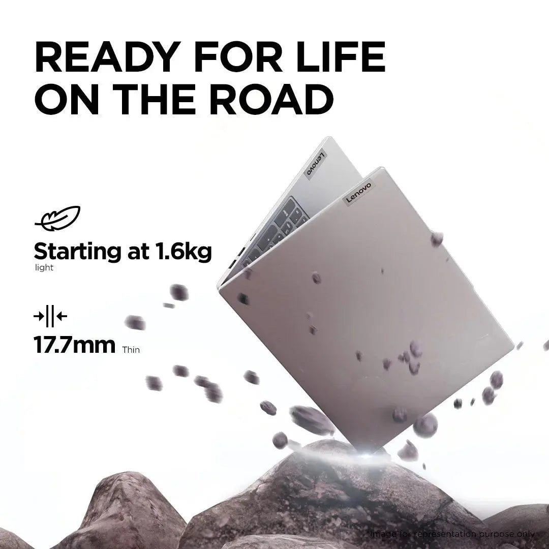 Lenovo IdeaPad Slim 3 Laptop 83ER00KSIN  12th Gen Intel Core i3 Processor/16GB RAM/512GB SSD/Win11/‎Intel HD Graphics Card/‎‎Microsoft Office Home 2024/Screen Inch 15.6/ Arctic Grey