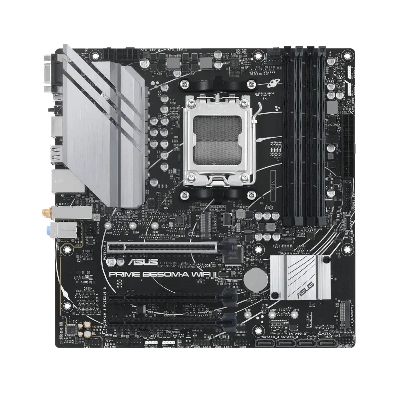ASUS PRIME B650M-A WIFI II-CSM AMD AM5 DDR5 m-ATX Motherboard