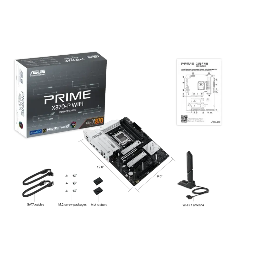 ASUS PRIME X870-P WIFI AMD AM5 DDR5 ATX Motherboard