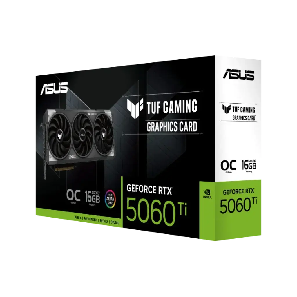 ASUS TUF Gaming GeForce RTX 5060 Ti 16GB GDDR7 OC Edition Graphics Card