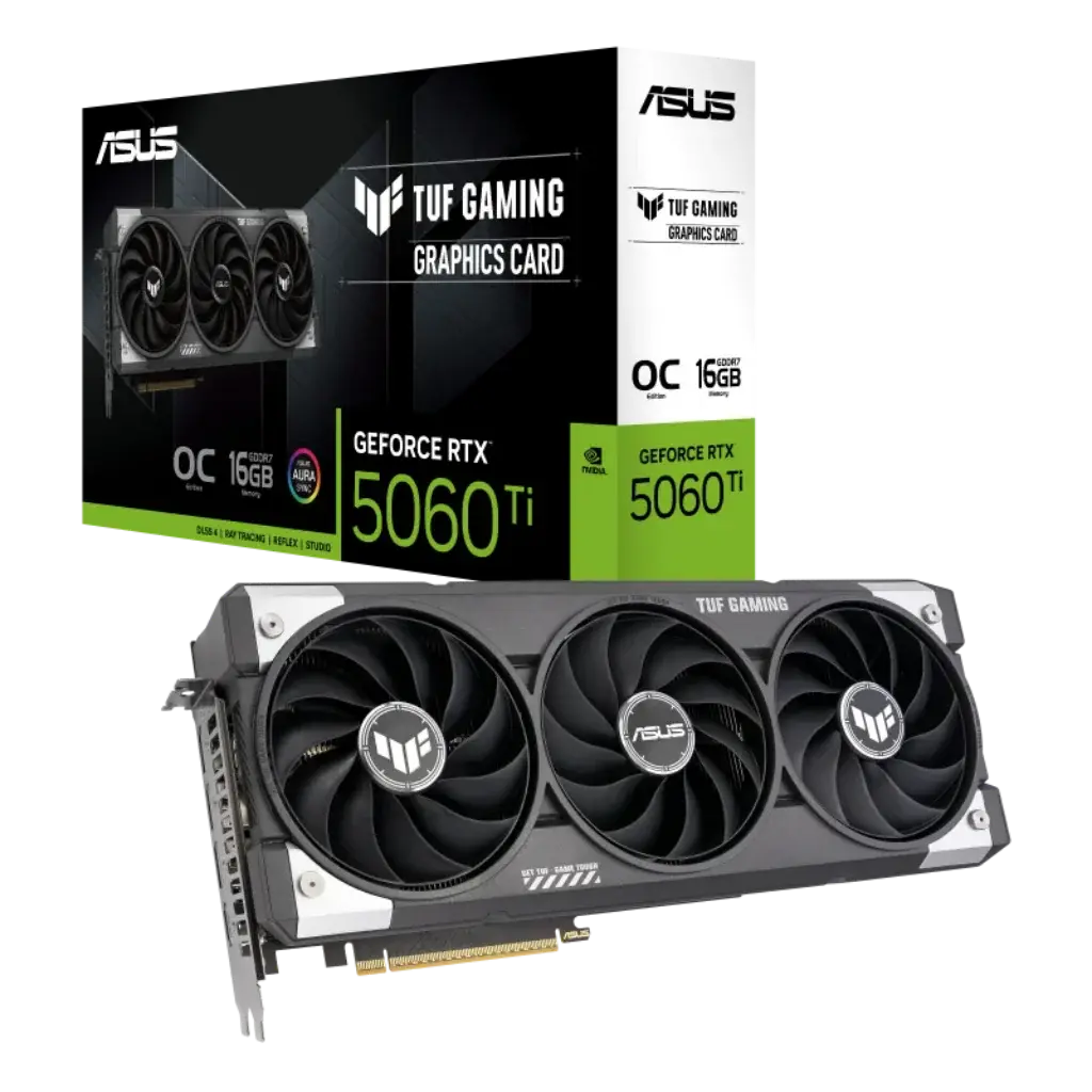 ASUS TUF Gaming GeForce RTX 5060 Ti 16GB GDDR7 OC Edition Graphics Card