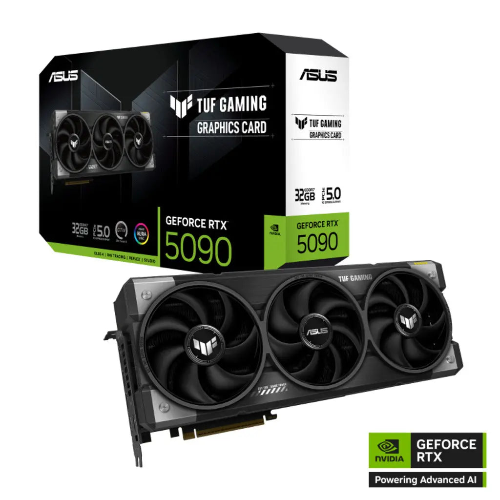 Asus TUF Gaming GeForce RTX 5090 OC Edition 32GB GDDR7 Triple Fan Graphics Card