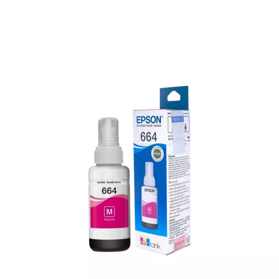 Epson 664 Magenta Genuine Inkjet Ink Bottle 70ml