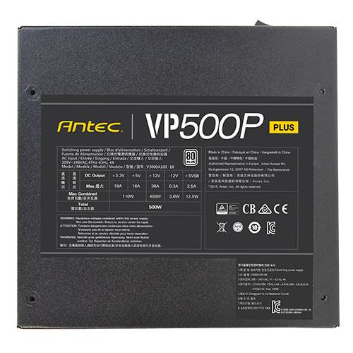 Antec  SMPS 500W VP500P