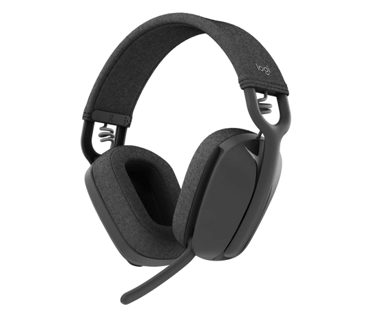 Logitech Zone Vibe 100 Lightweight Wireless Over-Ear Headphones with Noise-Cancelling